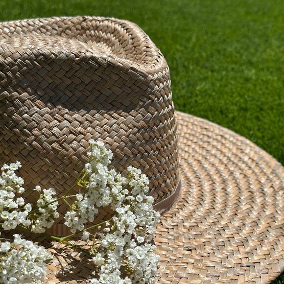 Olive & Pique Structured Straw Rancher Hat main image 4
